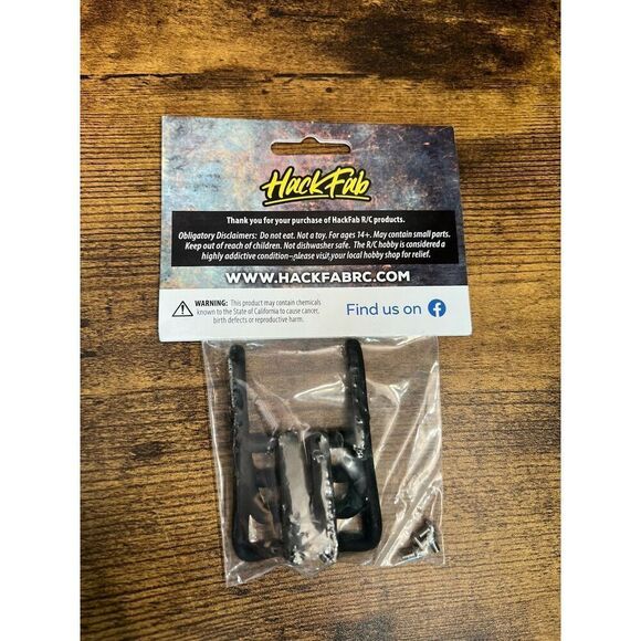 HackFab Losi Mini-B Bolt-On Sprint Car Cage Mount (Matte Black) [HFB02044M] - Picture 3 of 3